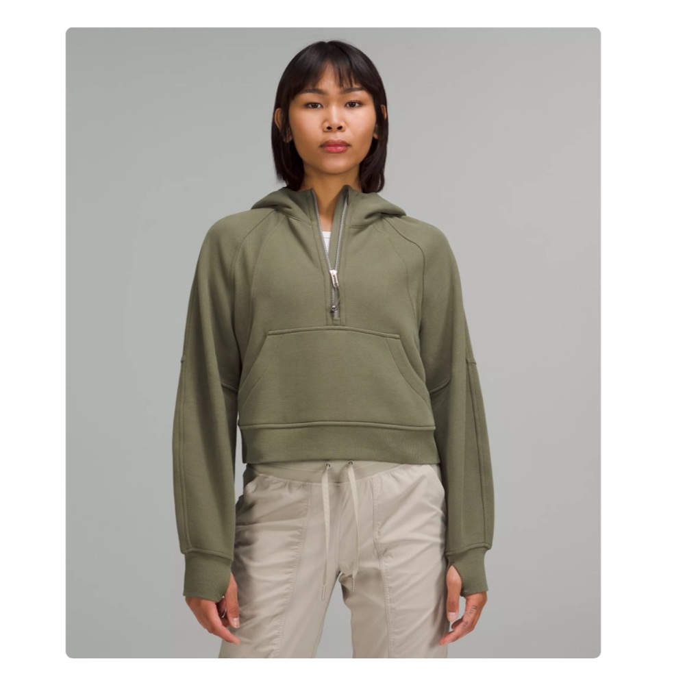 Lululemon half zip scuba hoodie